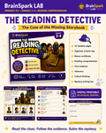 BrainSpark Lab The Reading Detective reading comprehension mystery for Grades 3-4