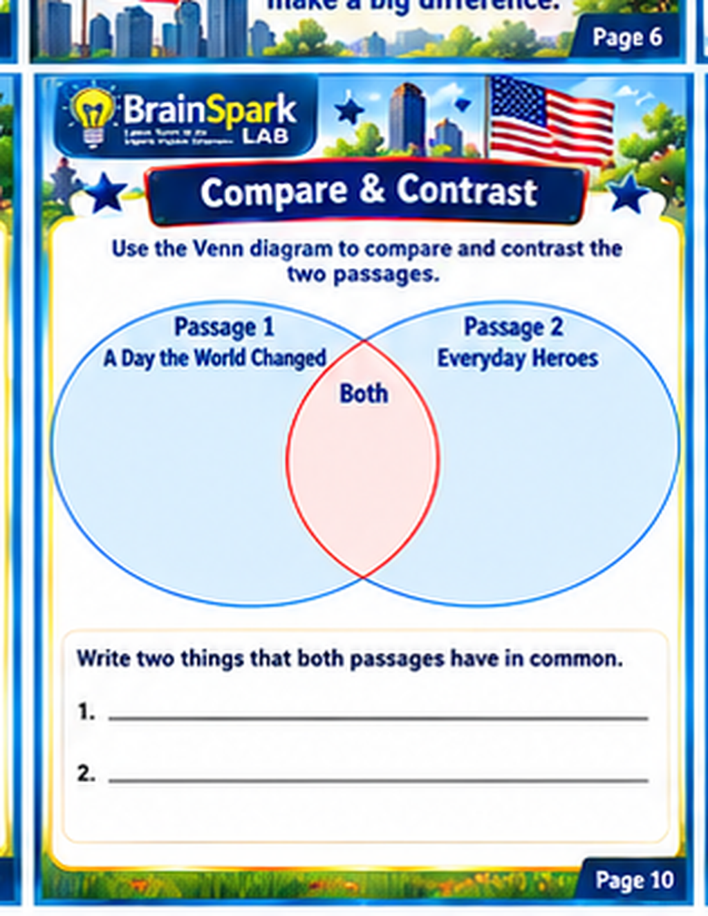Remembering September 11th worksheet preview