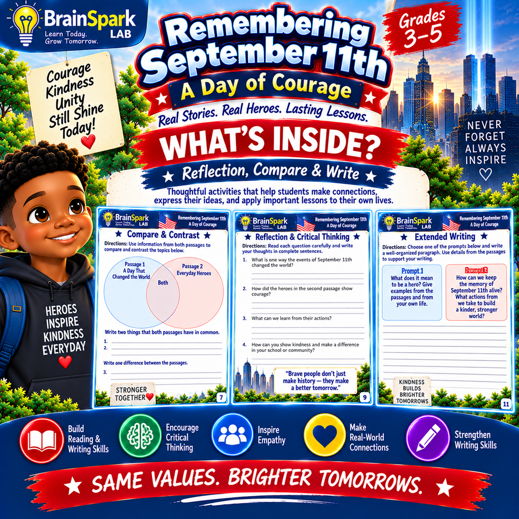 Remembering September 11th reflection compare and writing preview