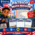 Patriot Math Mission September 11 math packet Grades 3-4