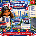 Remembering September 11th A Day of Courage ELA packet Grades 3-5